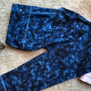 Lululemon Wunder Under Hawk Blue/ Camo